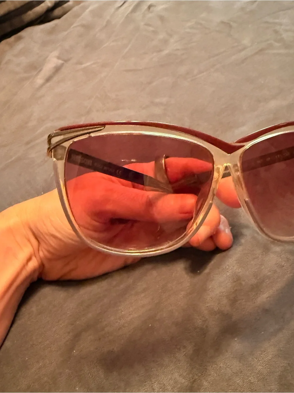 Missoni pink tinted Sunglasses with Case - Women's Fashion Sunglasses